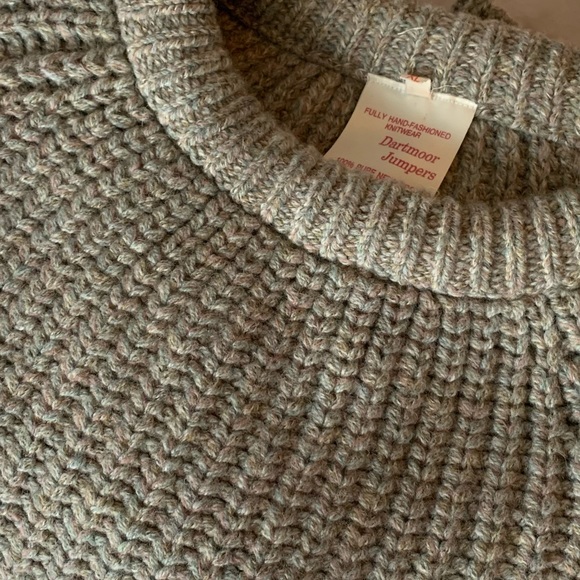 Vintage Sweaters - Vintage: 100% Virgin Wool Sweater (Marled Grey)